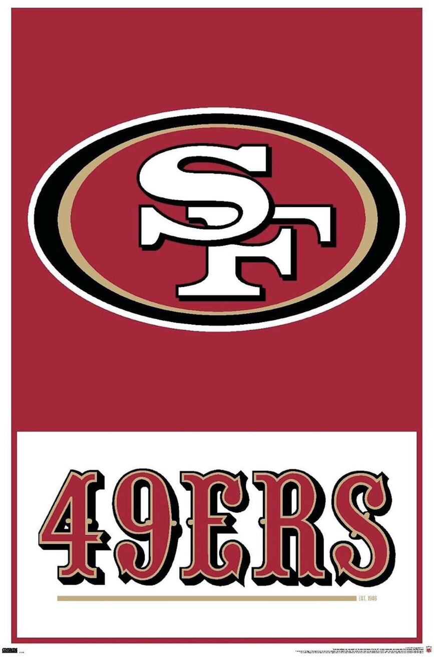 Trends International NFL San Francisco 49ers - Logo 21 Wall Poster, 22.37" x ...
